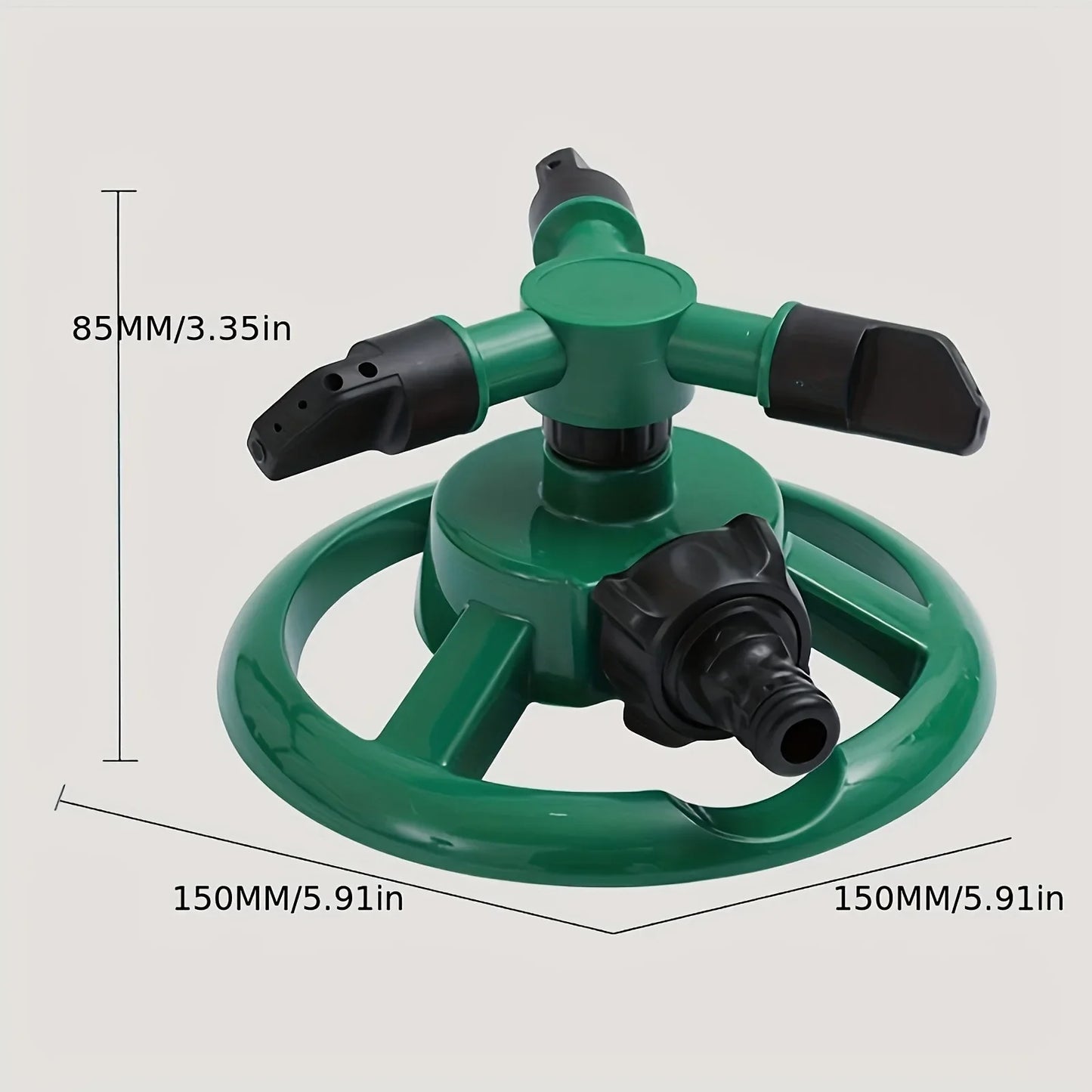 Garden Lawn Automatic Irrigator, 360° Rotating Spray, Efficient Watering Tool for Yard Garden Plant Watering