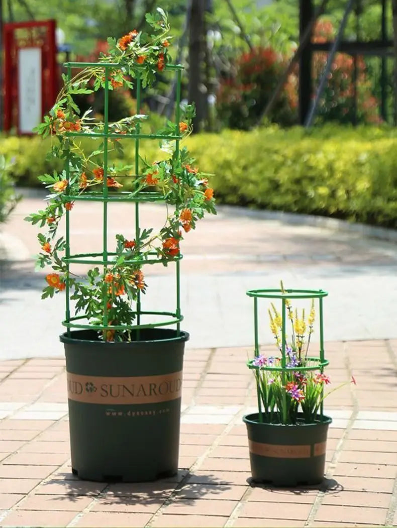 Greenhouse Arrangement Semicircle Fixed Rod Green Plant Support Pile Frame Indoor Flower Plants Vine Climbing Bracket Hock Pen