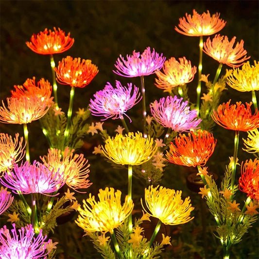 Solar Power Lawn Lamp Fairy Simulation