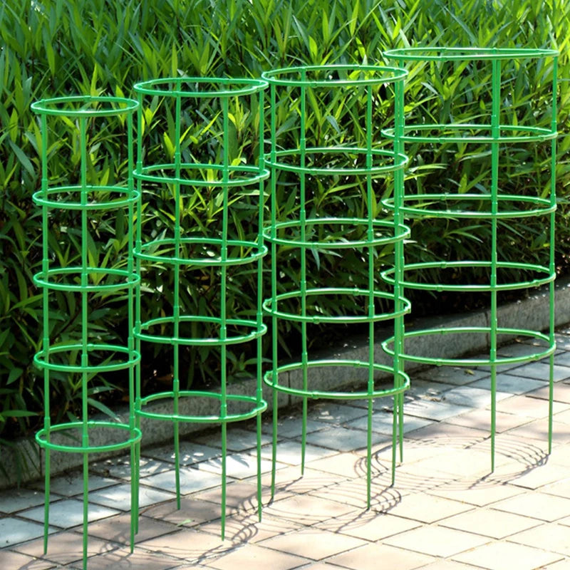 Greenhouse Arrangement Semicircle Fixed Rod Green Plant Support Pile Frame Indoor Flower Plants Vine Climbing Bracket Hock Pen