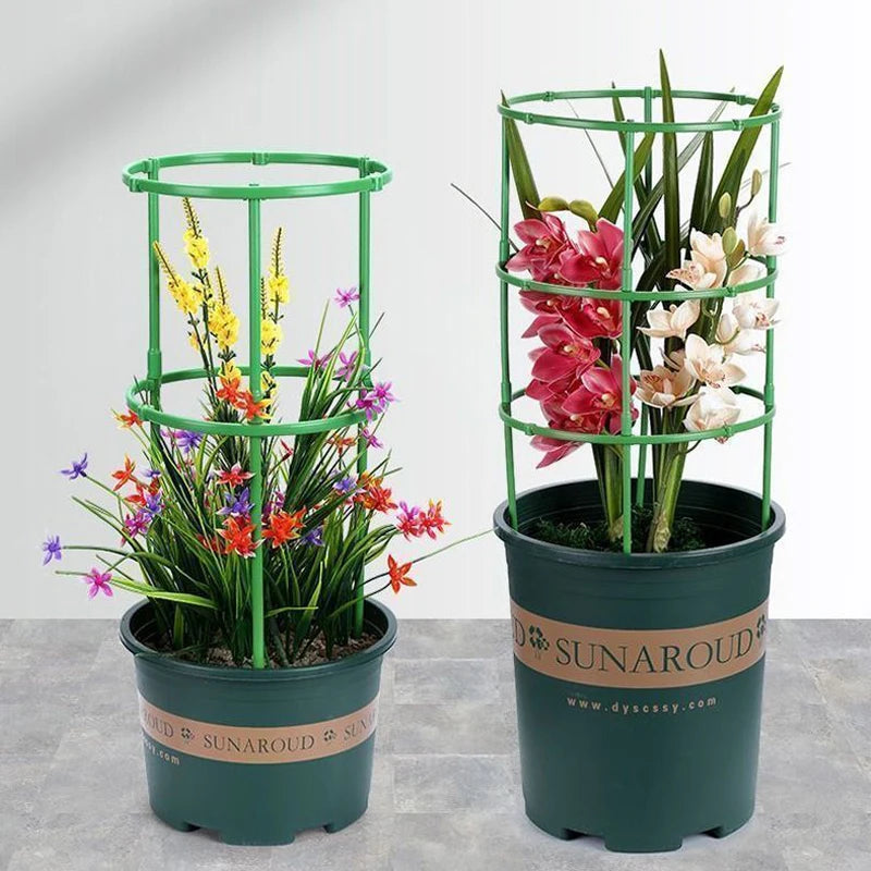 Greenhouse Arrangement Semicircle Fixed Rod Green Plant Support Pile Frame Indoor Flower Plants Vine Climbing Bracket Hock Pen