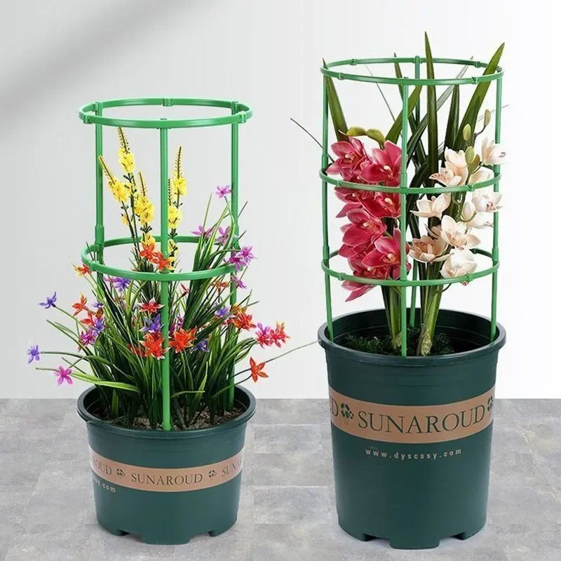 Greenhouse Arrangement Semicircle Fixed Rod Green Plant Support Pile Frame Indoor Flower Plants Vine Climbing Bracket Hock Pen