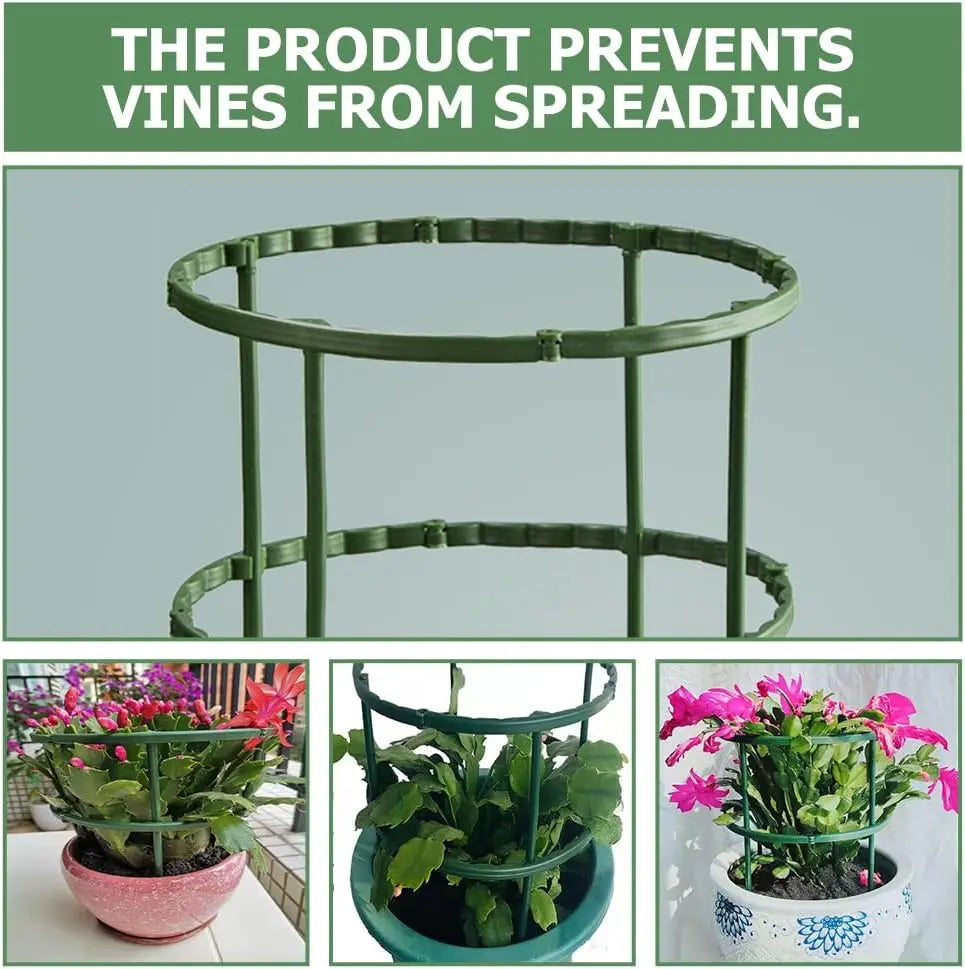 Greenhouse Arrangement Semicircle Fixed Rod Green Plant Support Pile Frame Indoor Flower Plants Vine Climbing Bracket Hock Pen