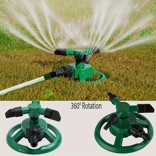 Garden Lawn Automatic Irrigator, 360° Rotating Spray, Efficient Watering Tool for Yard Garden Plant Watering