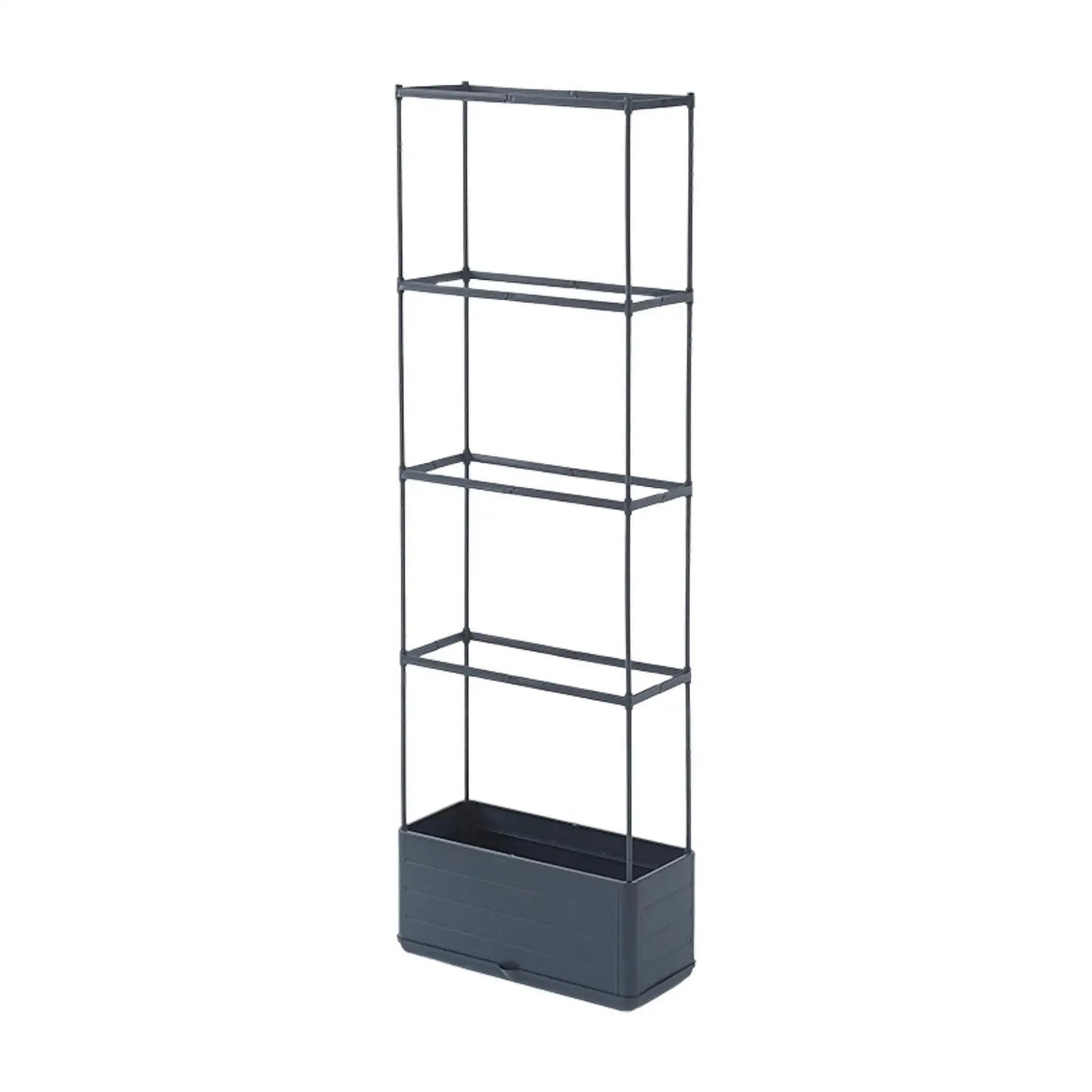 Vertical Gardening Planter Box with Climbing Trellis