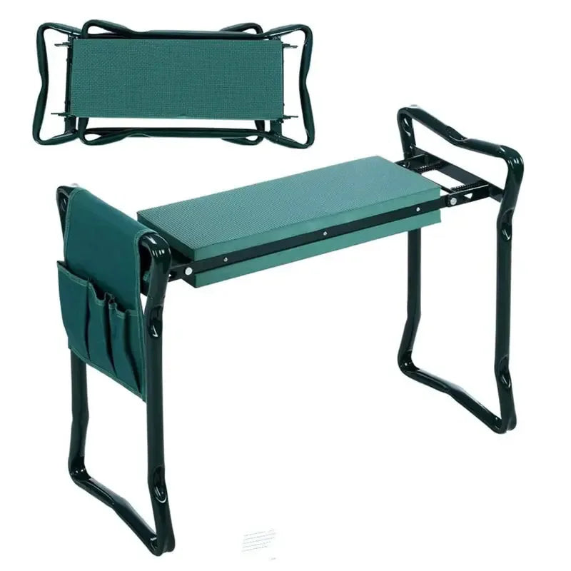 Garden Kneeler Folding Garden Seat with Thicken Widen Soft Kneeling Pad
