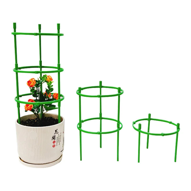Greenhouse Arrangement Semicircle Fixed Rod Green Plant Support Pile Frame Indoor Flower Plants Vine Climbing Bracket Hock Pen