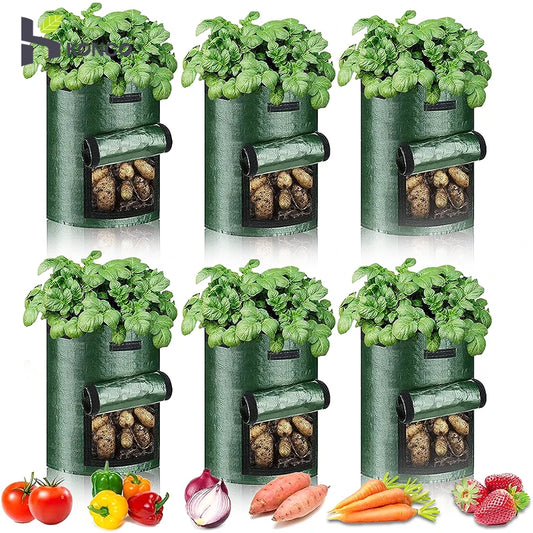 Garden Grow Bags - 3,5,7, &10 Gallon