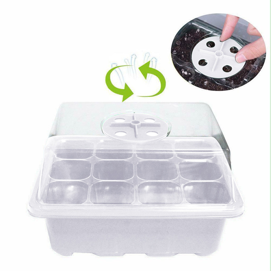 12 Hole Plant Seed Grow Box Nursery Seedling Starter