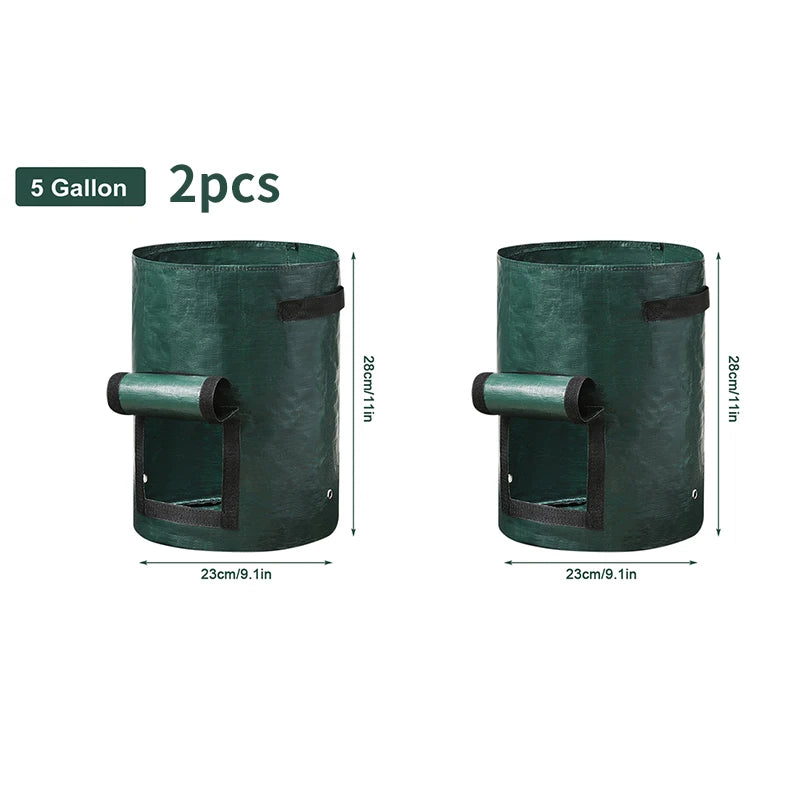 Garden Grow Bags - 3,5,7, &10 Gallon