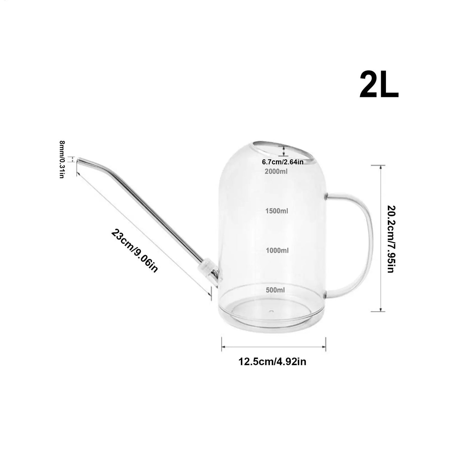 2L Long Spout Flower Watering Pot