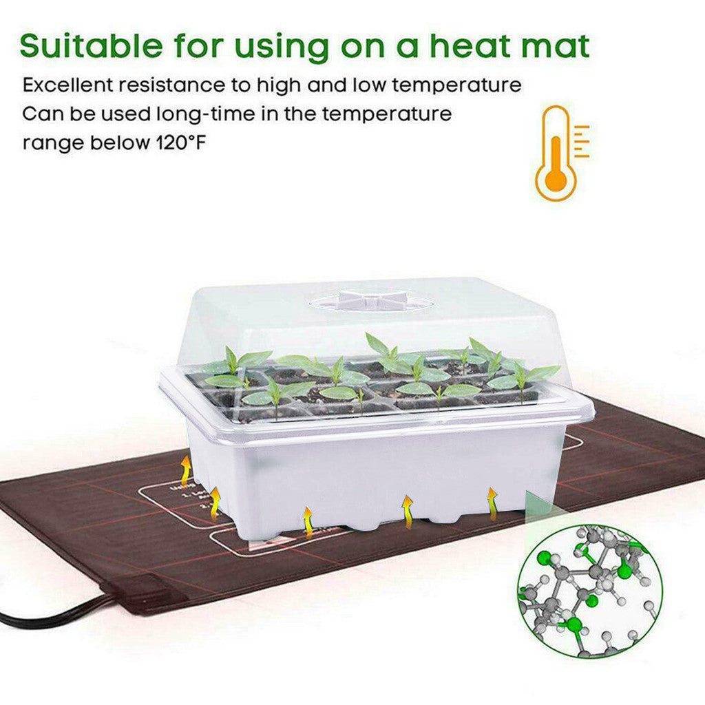 12 Hole Plant Seed Grow Box Nursery Seedling Starter
