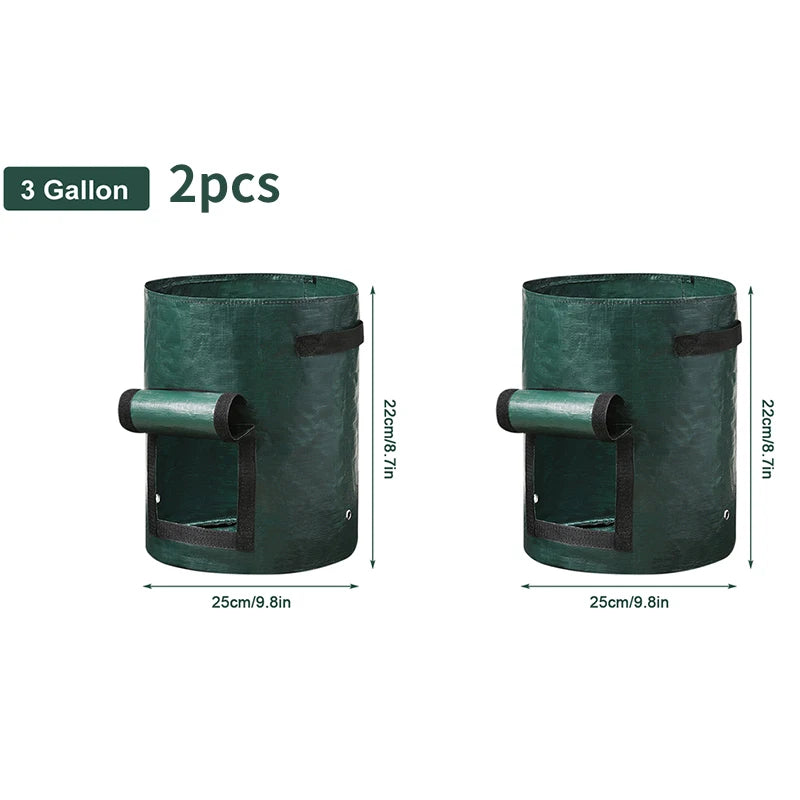 Garden Grow Bags - 3,5,7, &10 Gallon