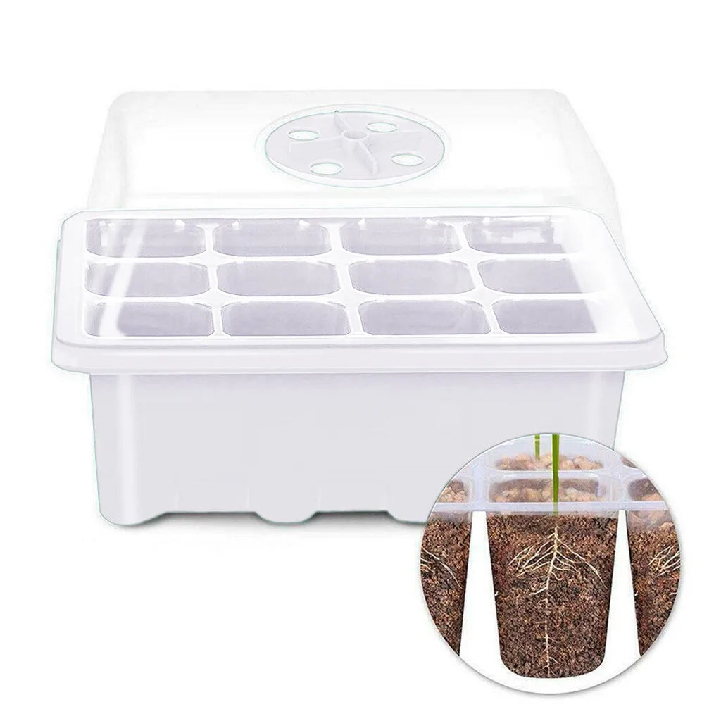12 Hole Plant Seed Grow Box Nursery Seedling Starter
