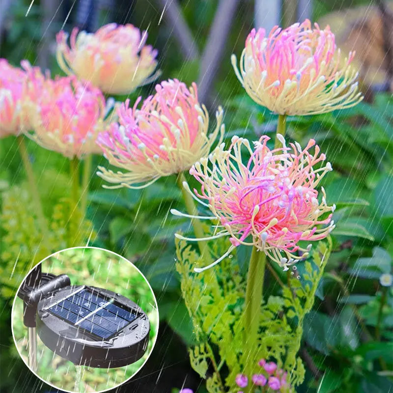 Solar Power Lawn Lamp Fairy Simulation