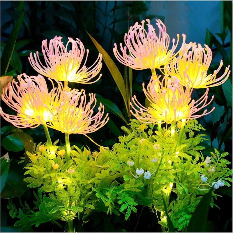Solar Power Lawn Lamp Fairy Simulation