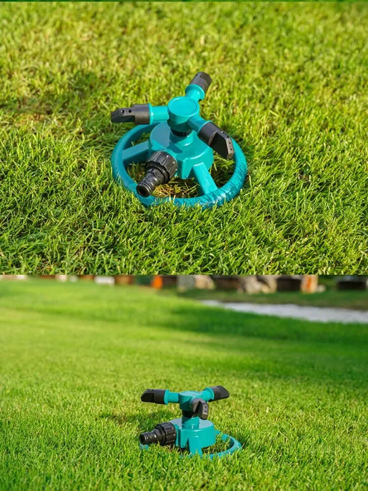 Garden Lawn Automatic Irrigator, 360° Rotating Spray, Efficient Watering Tool for Yard Garden Plant Watering