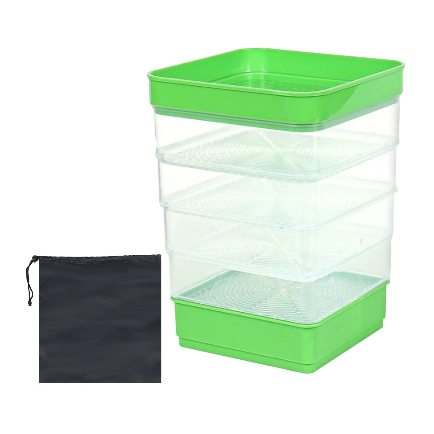 Seed Sprouting Kits Versatile Sprouts Grower Indoor Gardening Plant Germination Trays for Broccoli Alfalfa Seeds Wheat