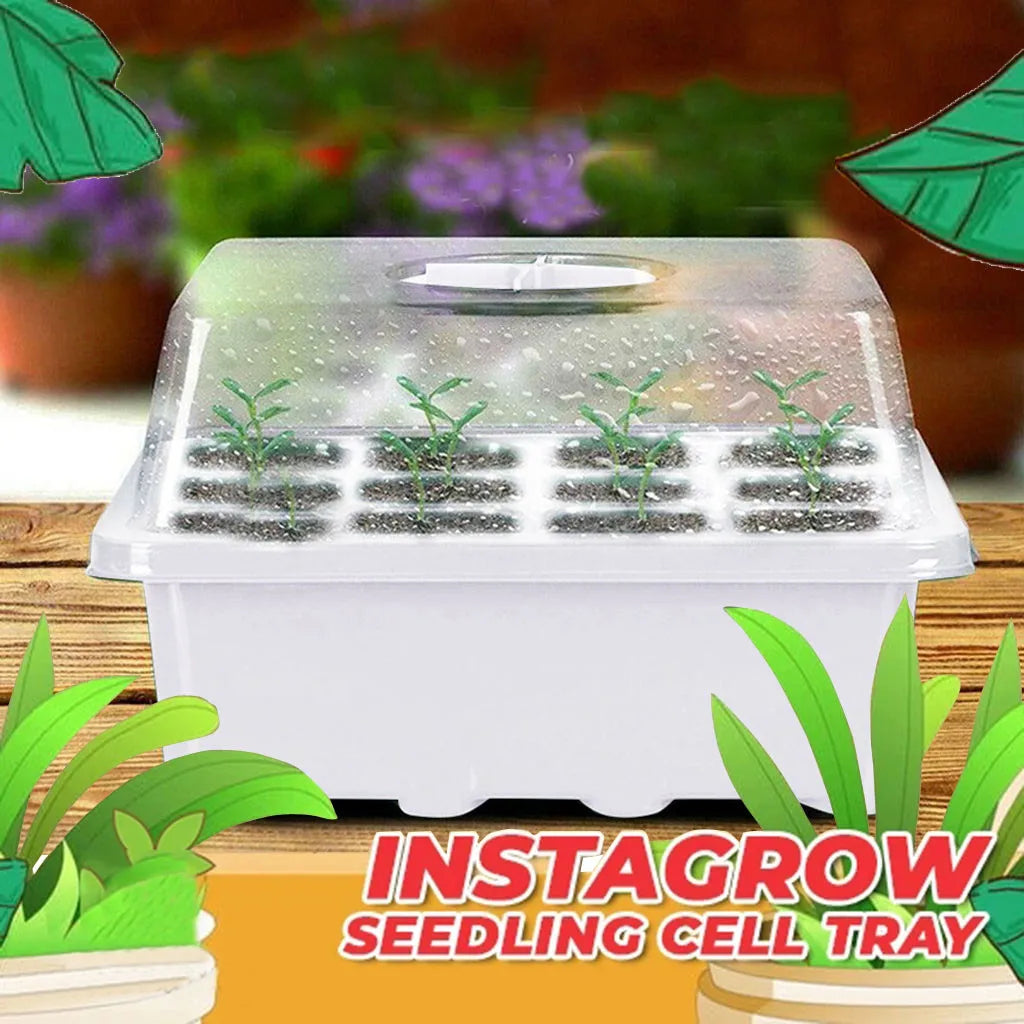 12 Hole Plant Seed Grow Box Nursery Seedling Starter